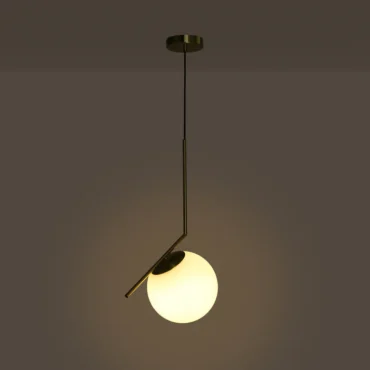 Visby Glas Kugle Pendellampe Ø22 cm