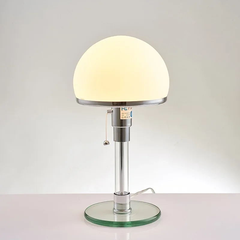 Borgå Bordlampe – Glas & Metal, Skandinavisk Design - Billede 2