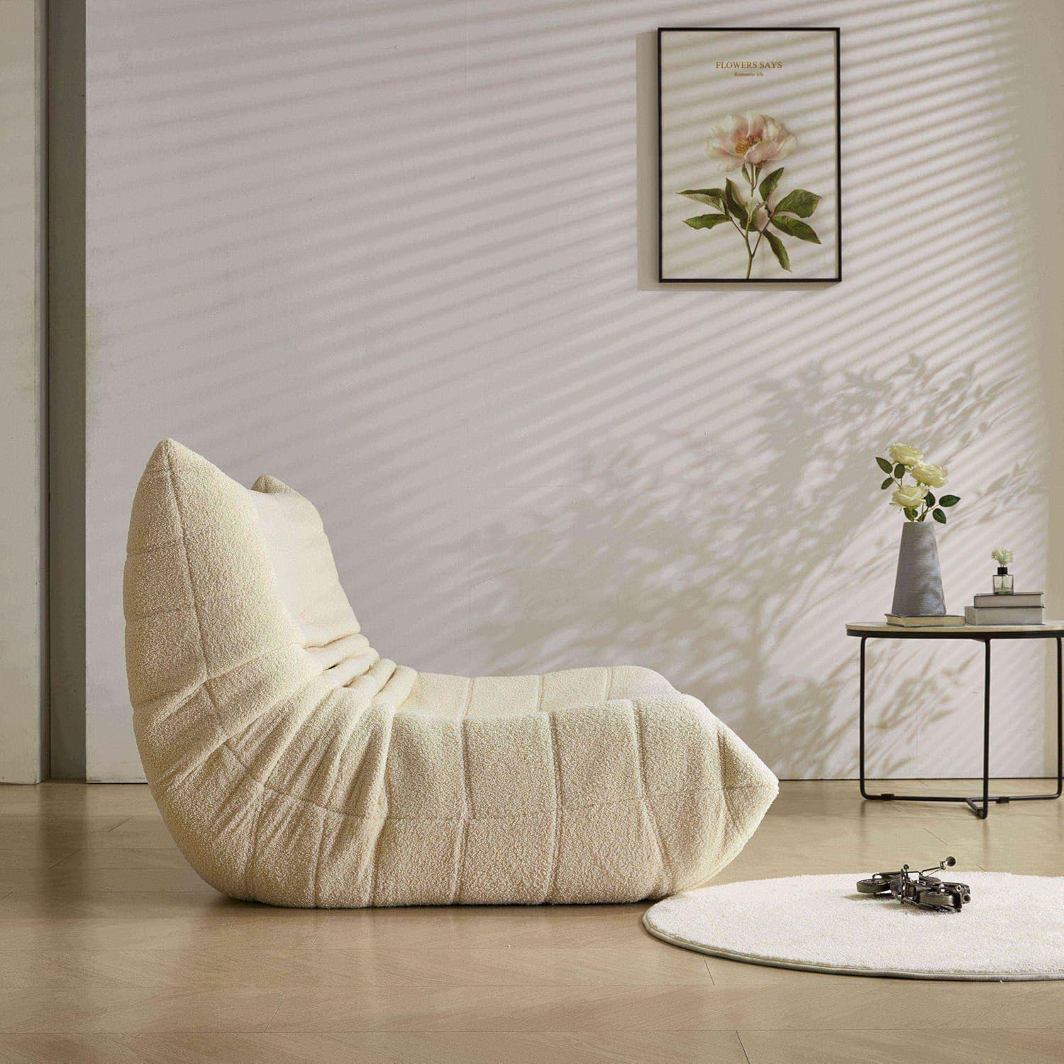 Stavanger 2-personers Sofa – Beige Bouclé, Skandinavisk Komfort - Billede 4