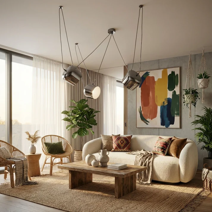 Karlstad – Moderne Triple Pendellampe - Billede 7