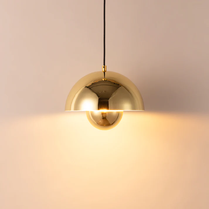 Helsinki Gold – Vintage Design Pendel lampe - Billede 2