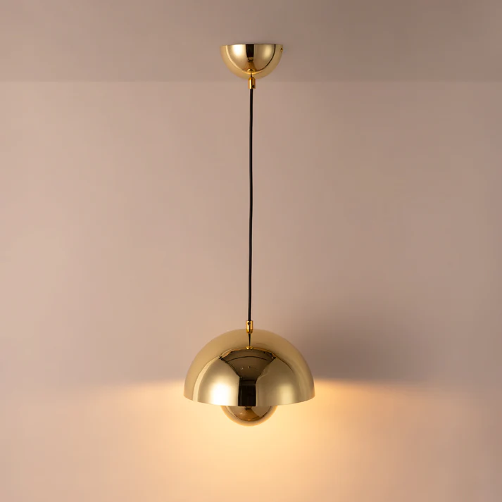 Helsinki Gold – Vintage Design Pendel lampe - Billede 3