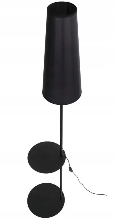 Bodø Gulvlampe 170×36 cm – Sort Slank Moderne med Skærm - Billede 4