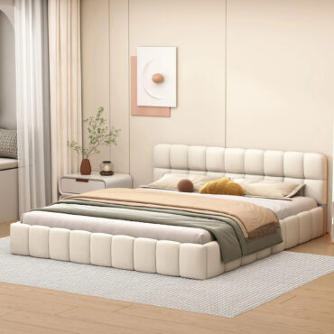 Holmestrand 140×200 cm Seng i Beige
